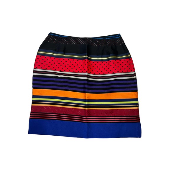 J. McLaughlin Multicolor Stripe Mini Pencil Skirt - Picture 4 of 6